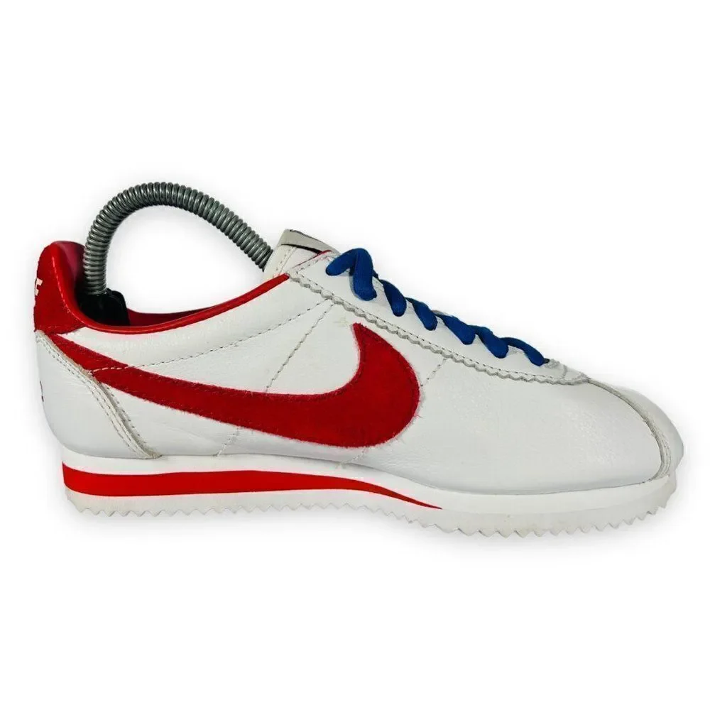 Nike ID Cortez US Soccer White Leather /‎ Red Suede 331986-997 Women's 5.5